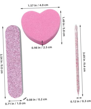 HAPINARY 20 Sets Nail Kit Pedicure Polishing File Nail Shaping Files Manicure Sticks Nail Sticks Nail Art Tools Nail Files Sticks for Nails Nail File Block Nail Art Files Sponge Nail File - Buy Online on SooperMarket.com