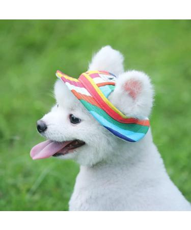 Princess Pet Cap: Dog Canvas Round Hat with Adjustable Chin Strap for Sun Protection (Medium, Color) - Buy Online on SooperMarket.com