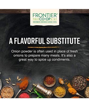 Frontier Co-op Organic White Onion Powder 6.14oz - Premium Quality Onion Powder for Flavorful Cooking - Buy Online on SooperMarket.com