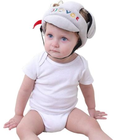 G-Tree Baby Safety Helmet | Adjustable Infant Toddler Headguard Cap - Gray - Buy Online on SooperMarket.com