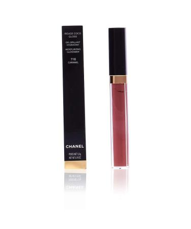 Chanel Rouge Coco Gel Gloss Brilliant 716 Caramel 0.19 Ounce - Long-Lasting Lip Gloss- Pack of 1 - Buy Online on SooperMarket.com