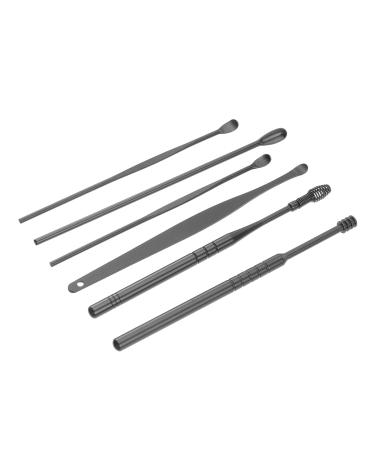 PLAFOPE 2 Sets Ear Picking Tool Ear Cleaning Tools Kit De Limpieza De Oidos Massage Kit Ear Care Kit Spiral Spring Ear Cleaner Earwax Picking Tool Ear Cleaner Kit Stainless Steel Earpick