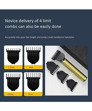 Electric Pro for T- Cordless Trimmer Wireless Portable Hair Clipper Set-Gold - Buy Online on SooperMarket.com