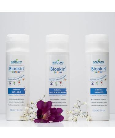 Salcura Bioskin Junior Bath Milk - Gentle Skin Relief for Kids | 300 ml - International Shipping Available - Buy Online on SooperMarket.com