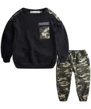 AMhomely Baby Boy Romper Sale: Letter Tracksuit Camouflage Set, 4-5 Years, Black - Buy Online on SooperMarket.com