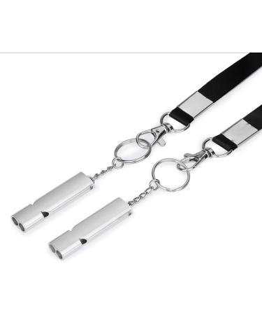 Michael Josh 2PCS Outdoor Emergency Survival Whistles with Carabiner and Lanyard - Ideal for Camping, Hiking, Sports, and Dog Training - Buy Online on SooperMarket.com