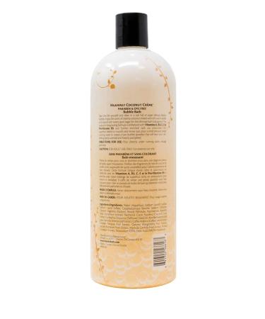 Vitabath Heavenly Coconut Creme Bubble Bath - 33.8 fl oz | Aromatherapy Relaxing Soak for Men & Women | Moisturizing & Nourishing Bubbly Bath Formula | All Skin Types - Buy Online on SooperMarket.com