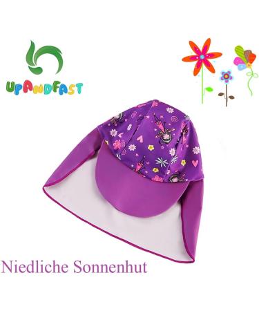 UPF 50+ Sun Protection Baby Swimwear | Purple Toddler Swimsuit (3-6 Months) - Buy Online on SooperMarket.com