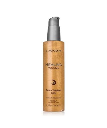 L'ANZA Healing Volume Zero Weight Gel, Extra Hold Hair Gel Dramatically Boosts Shine, Volume, and Thickness of Fine Flat Hair, And Styling Gel For Edge Control, Braiding & Hair Styling (6.8 Fl Oz)