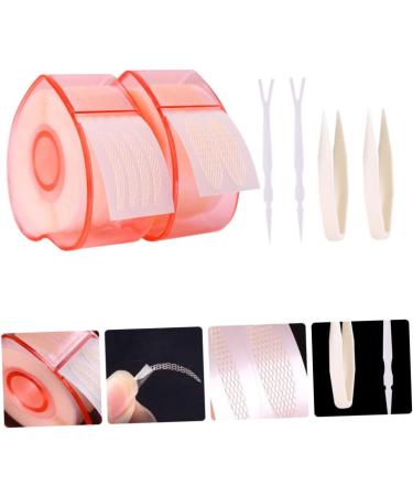 minkissy 6 Rolls Lace Double Eyelid Sticker Instant Eye Lift Strips for Women Eye Lift Tape for Droopy Lid Double Eyelid Tapes Stickers Eyelid Shadow Stickers Adhesive Strip With Hat Lifter - Buy Online on SooperMarket.com
