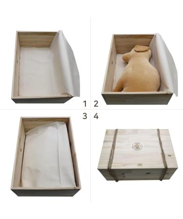 WOODSAIR Pet Casket Pet Burial Wooden Coffin Per Burial Casket Pet Cremation Coffin Pet Funeral Box Pet Natural Burial (SIZE 1-3.8 x 3.0 x 2.8 ) SIZE 1 - 3.8 x 3.0 x 2.8  - Buy Online on SooperMarket.com