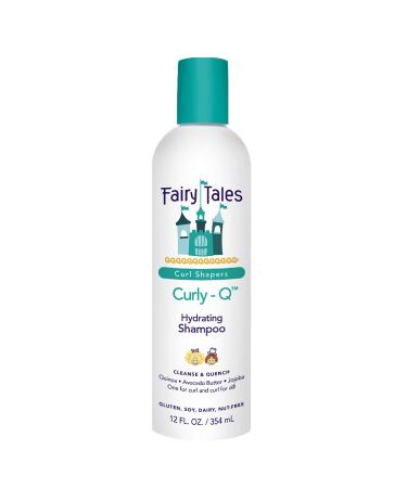 Fairy Tales Curly Q Hydrating Shampoo for Curly and Multi-Cultural Hair - Paraben Sulfate Gluten and Nut Free - 12 oz