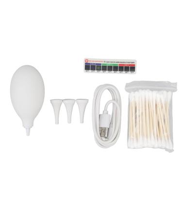 Rechargeable Ear Wax Cleaner - 4 Cleaning Modes - Automatic Irrigation Water - Adult Ear Cleaner Tool (White Kit) - Buy Online on SooperMarket.com