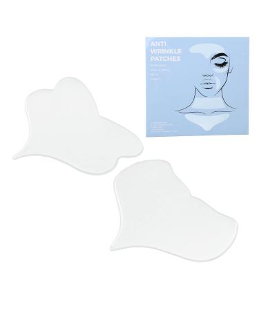 Silicone Chest Pads for Wrinkles Reusable Silicone Patches Anti Wrinkle Skin Smoothing Chest Wrinkle Pads T Shaped Firming Sleeping Overnight Anti Aging Pad