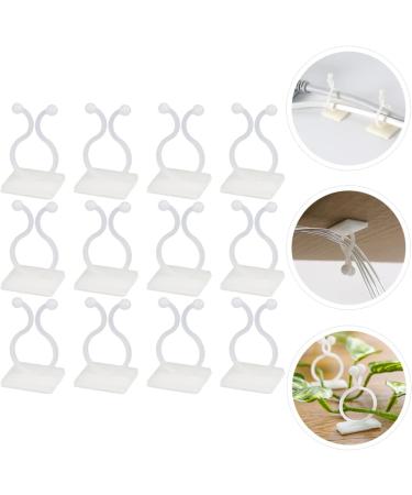 OSALADI 300 Pcs Adhesive Wire Holder Suction Cup Holder Cord Holders Plant Fixing Tools Power Cable To Climb 3.5X2X2CM White - Buy Online on SooperMarket.com