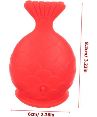 Beavorty 2pcs Silicone Fish Lip Filler Self Suction Plumping Device Natural Lip Plumper Red - Buy Online on SooperMarket.com