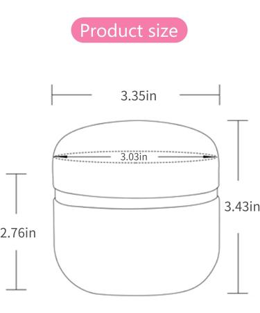 Topwon Talc-Free Body Powder Container with Puff- Green | Dusting Loose Powder Case for Baby and Women | Home and Travel Friendly - Buy Online on SooperMarket.com