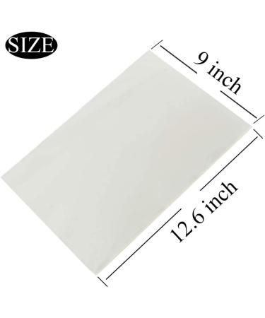 50 Count Edible Rectangle Rice & Wafer Paper 9x12.6 inches - Perfect for Candy Packaging & Food Decoration - Buy Online on SooperMarket.com