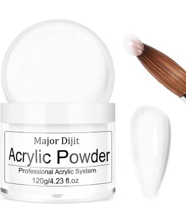 4.23oz Acrylic Powder for Long-Lasting French Manicure - Professional Crystal Polymer Nail System, No Lamp Needed (01) Nude-D - Buy Online on SooperMarket.com