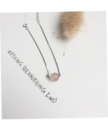 KESYOO Thin Bracelet Delicate Bracelet Cube Bracelet Jewelry Strawberry Crystal Silver Bracelet - Buy Online on SooperMarket.com