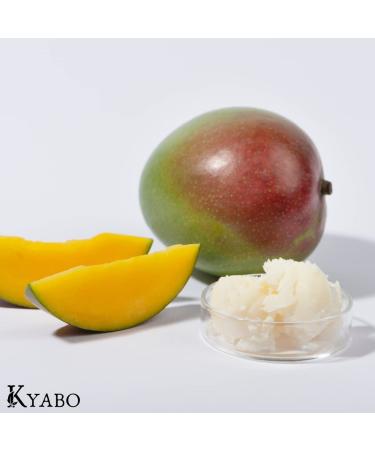 Kyabo 100% Pure Mango Butter Raw Organic & Unrefined - Chemical-Free Natural Skin Moisturizer (5 lb) - Buy Online on SooperMarket.com