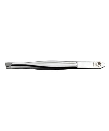 Sonnenschein by Hans Kniebes slanted tweezers matte model 8 cm from Solingen stainless steel slanted / matte