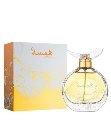 HAMSAH Eau de Perfume for Women 80mL | Honeyed Floral Fragrance with Sultry Orange Blossom Flower Jasmine Rose Vetiver Patchouli Cedarwood | by Artisan Swiss Arabian | Designer Parfum EDP Spray - Buy Online on SooperMarket.com