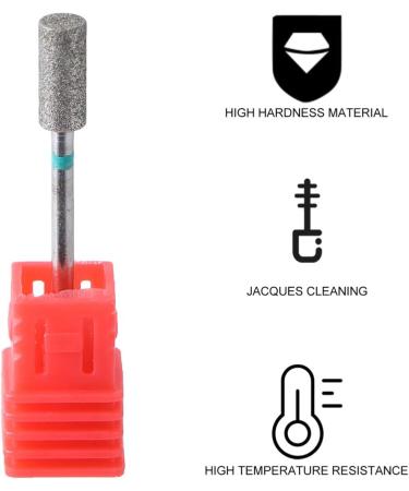 minkissy Finger Nails Apres Nail Rust-resistant Nail Kiy Power Drill Nail Polish Remiver Nail Hlue Nail Bit Manicure Drill Bits Nail Drill Bits Nail Grinding Head Dedicated Accessories - Buy Online on SooperMarket.com