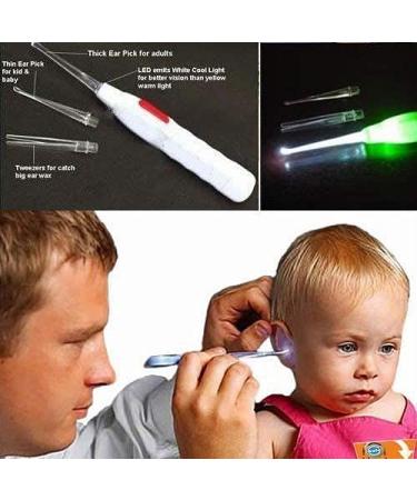 LED Flashlight Earpick - Ear Wax Remover & Cleaner for Kids and Adults - Buy Online on SooperMarket.com