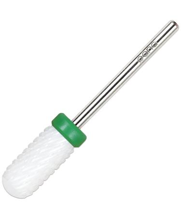 PANA Smooth Top Small Barrel 3/32" Ceramic Bit - Coarse Grit - Fast remove Acrylic or Hard Gel Nail Drill Bit for Manicure Pedicure Salon Professional or Beginner Coarse Small Barrel