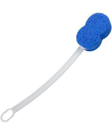 Mobiclinic Blue Bath Sponge with Handle | European Shower Aid | Perfect for Easy Bathing - Buy Online on SooperMarket.com