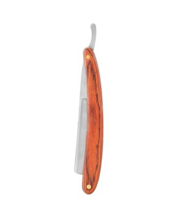 Professional Razor Shaving Knife | Straight Edge Barber Razor with Wooden Handle | Best Beard & Hair Cutting Tool for Barbers - Buy Online on SooperMarket.com