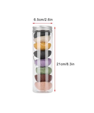 FILFEEL Facial Cleansing Sponge Set - 8PCS 100% Konjac Sponges for Gentle Face and Body Wash - Buy Online on SooperMarket.com