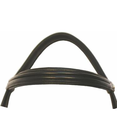 Henri de Rivel Black Padded Raised Dressage Bridle with Crank Noseband for Horse - Buy Online on SooperMarket.com