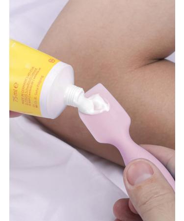 Silicone Baby Diaper Cream Spatula Set - 2 Flexible Applicators for Diaper Rash Relief - Beige - Buy Online on SooperMarket.com