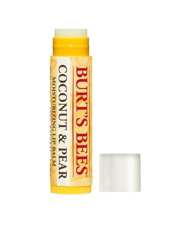 Burt's Bees Coconut & Pear Lip Balm - 100% Natural Moisturizing Formula (4 Tubes) - Buy Online on SooperMarket.com