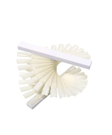36PCS Fan-shaped Nail Art Tips Color Display Spiral Polish Board Display Practice False Nail Pattern Sticks Tool