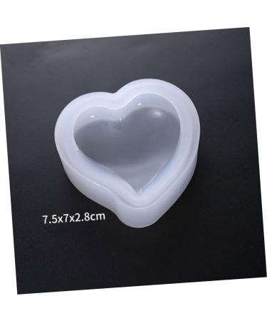 3pcs Silicone Molds Heart Silicone Casting Art Molds Japanese Cute Serving Plate Epoxy Jewelry Molds Crystal Drop Mold Jewelry Making Mold Cake Mold Accessories White M White - Buy Online on SooperMarket.com