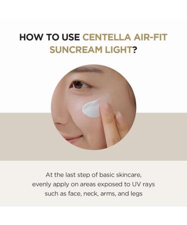 SKIN1004 Madagascar Centella Air-fit Suncream Light 1.69 fl. oz (50ml) - UV Protection with Centella Extract - Buy Now! - Buy Online on SooperMarket.com