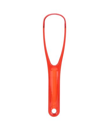Tongue scraper plastic refreshes the breath tongue brush tongue cleaner tools for healing bad breath for adults and children (red)