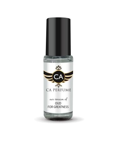 CA Perfume Impression of Initio Oud for Greatness For Men Replica Fragrance Body Oil Dupes Alcohol-Free Aromatherapy Sample Travel Size Concentrated Long Lasting Attar Roll-On 0.14 Fl Oz/4ml-X1