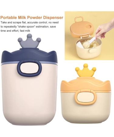 Fiacvrs Baby Milk Powder Formula Dispenser with Spoon - Large Capacity Detachable Container for Baby Feeding (Purple) - Buy Online on SooperMarket.com