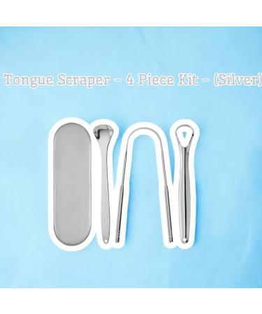 Buy As Seen On TV Silver Tongue Scraper - Stainless Steel Cleaner Spoon for Fresh Breath - Fast International Shipping - Buy Online on SooperMarket.com