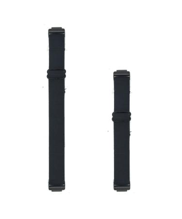 Adjustable Elastic Wrist Band/Ankle Band for Compatible with Fitbit inpsire 2/Inspire/Inspire HR Activity Tracker, Stretchy Band for Men and Women (Black)