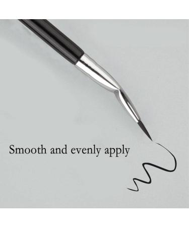 Eye Makeup Gel Eyeliner Brushes Ultra Fine Bent Angled Cosmetics Brush Eyeliner Thin for Gel or Powder Eye Line - Buy Online on SooperMarket.com