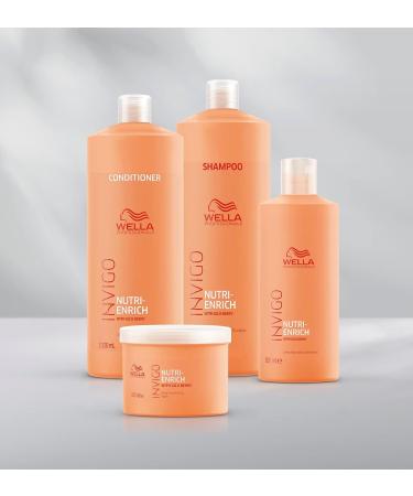 Wella Invigo Nutri-Enrich Deep Nourishing Hair Mask 500ml - Goji Berry Formula - Buy Online on SooperMarket.com