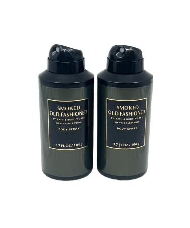 Bath & Body Works Smoked Old Fashioned Body Spray 3.7oz - Men's Collection - Pack of 2