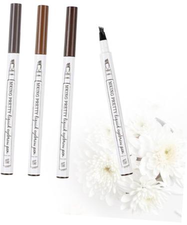 FOYTOKI 8 Pcs Eyebrow Makeup Tool Eyebrow Pen Brow Pencil Liquid Eyebrow Pen Waterproof Eyebrow Pen - Buy Online on SooperMarket.com