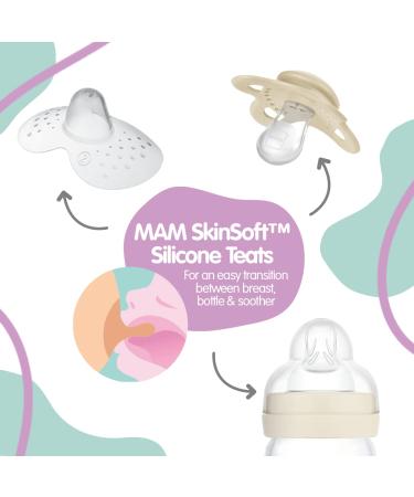 MAM Feel Good Glass Bottle (260ml) - Unisex | BPA Free, Easy to Clean, Eco-Friendly - Buy Online on SooperMarket.com