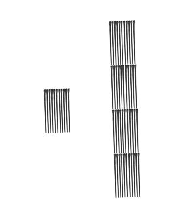 Baluue 60 Pcs Eyeliner Brush Eye Shadow Brush Eye Shadow Blending Brush Angled Eyebrow Brush Black